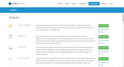 Desktop Screenshot of modules.formtools.org
