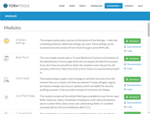 Tablet Screenshot of modules.formtools.org