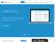 Tablet Screenshot of formtools.org