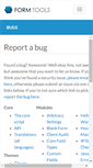 Mobile Screenshot of bugs.formtools.org