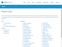 Tablet Screenshot of bugs.formtools.org